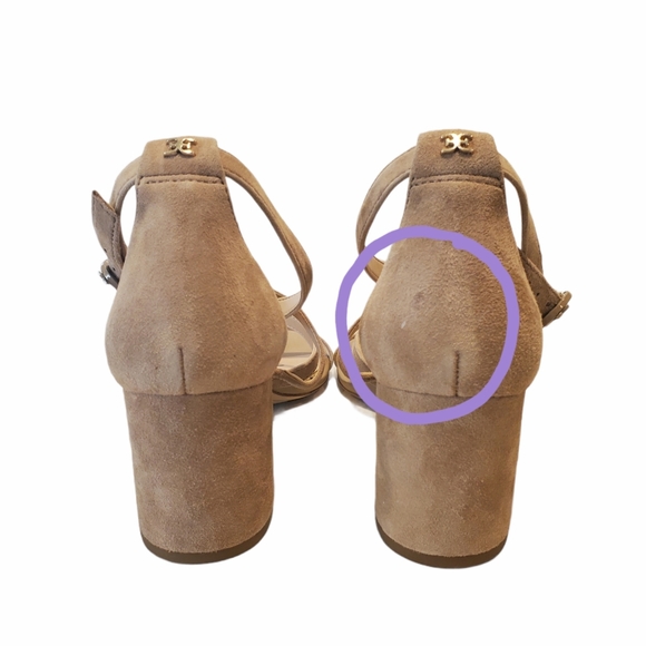 Sam Edelman Stacie Block Heel Leather Sandals - Picture 6 of 10